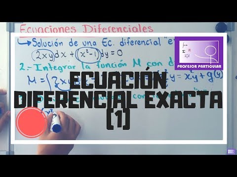 ecuaciones diferenciales exactas